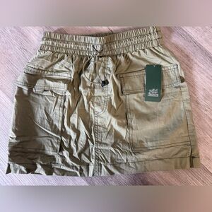 wild fable olive green cargo mini skirt